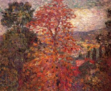 The Red Tree Artwork by Louis Valtat