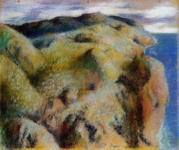 Steep Coast Artwork by Edgar Degas
