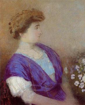 Portrait of the Marquis de Gonet Artwork by Odilon Redon