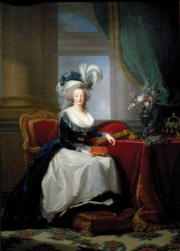 Portrait Of Marie Antoinette Artwork by Elisabeth Vigee Le Brun