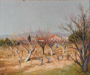 Landscape With Vines Artwork by Marcel Dyf