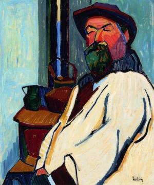 The Painter Mathieu Battaglia Artwork by Auguste Herbin