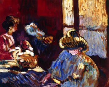Motherhood Artwork by Louis Valtat