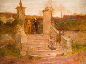 The Old Gate Artwork by Frederick Walker