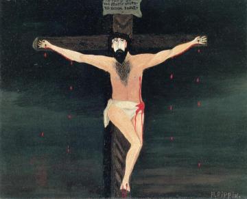 The Crucifixion Artwork by Horace Pippin