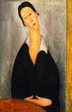Portrait of a Polish Woman Artwork by Amedeo Modigliani