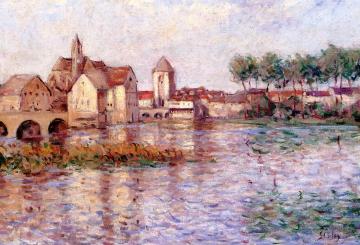 Moret-sur-Loing Artwork by Alfred Sisley