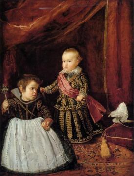Prince Baltasar Carlow With A Dwarf Artwork by Diego Velazquez