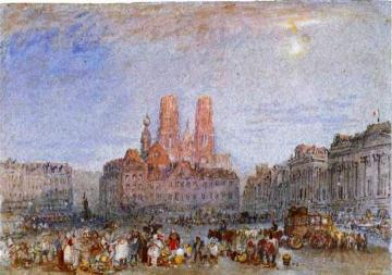 Orléans, twilight Artwork by Joseph Mallord William Turner