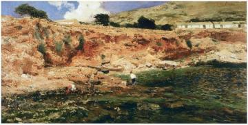 The Small cove, Javea Artwork by Joaquin Sorolla y Bastida