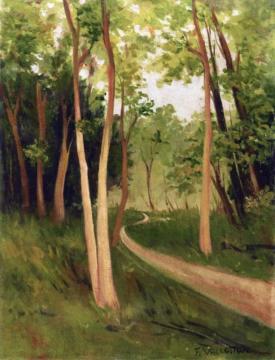 Path In The Bois De Boulogne Artwork by Felix Vallotton