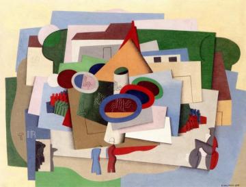 The Village Fun Fair Artwork by Georges Valmier