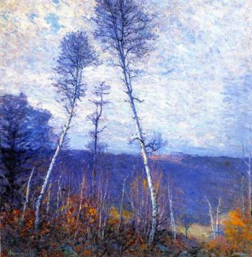 A Late Autumn Epic Artwork by Robert Vonnoh