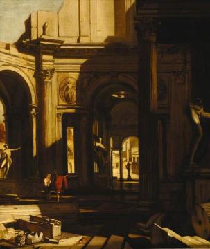 Roman Ruins Artwork by Emanuel de Witte