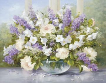 Bouquet Of Flowers Artwork by Heinz Scholnhammer