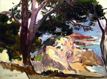 Landscape Of The Cove At Santa Cristina, Lloret Del Mar Artwork by Joaquin Sorolla y Bastida