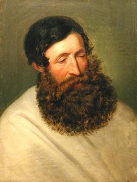 Potrait Of A Bearded Man Artwork by Friedrich von Amerling