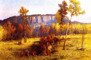 East Rock, New Haven Artwork by John Ferguson Weir