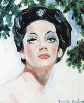 Portrait of a Woman Artwork by Francis Picabia