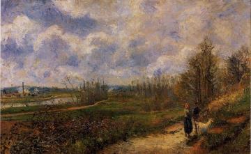 Path to Le Chou, Pontoise Artwork by Camille Pissarro