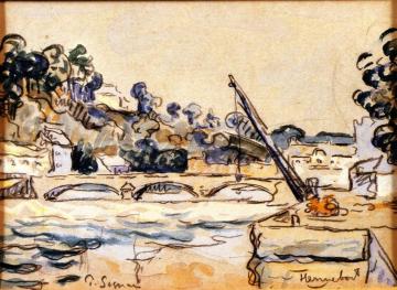 Landscape near Hennebout Artwork by Paul Signac