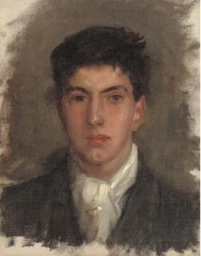 Portrait Of Johnny Jackett Artwork by Henry Scott Tuke