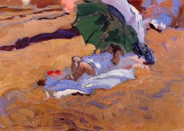 Childs Siesta Artwork by Joaquin Sorolla y Bastida