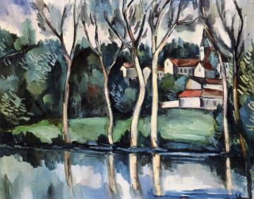 Bougival Artwork by Maurice De Vlaminck
