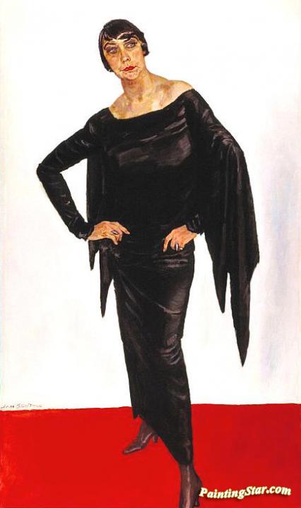 Portrait of Annie Boucke Artwork by Jan Sluyters