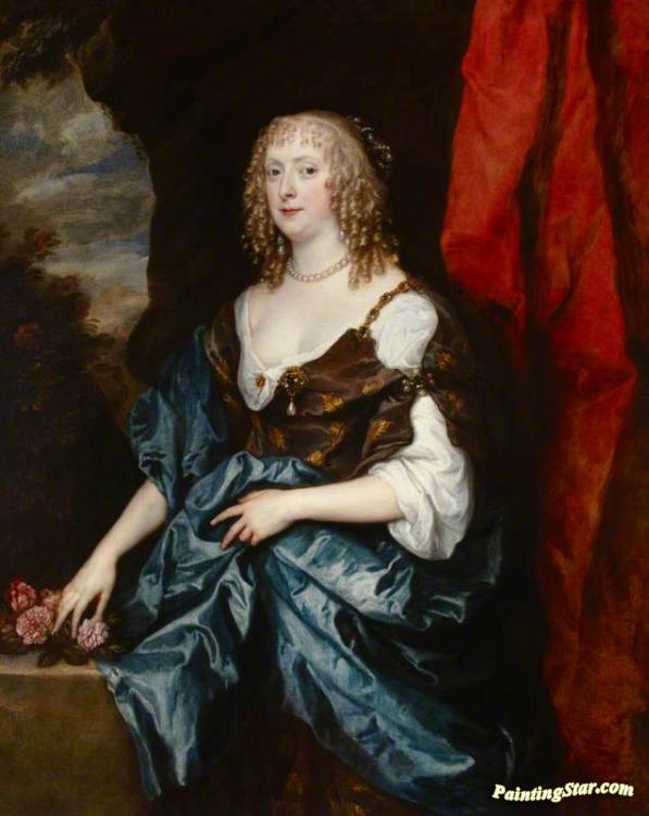 Catherine Bruce (d.1649) Mrs William Murray Artwork by Anthony van Dyck