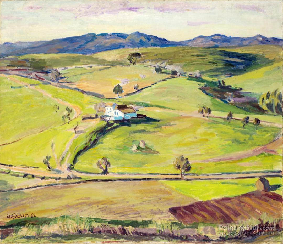 A Landscape Near Cádiz Artwork by Duncan Grant