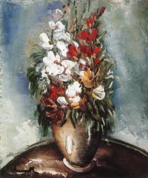 Bouquet Of Flowers In A Vase Artwork by Maurice De Vlaminck