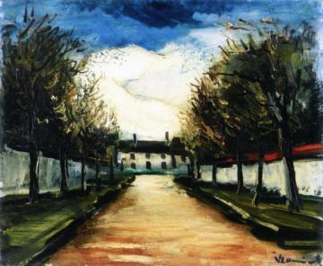 Avenue Of Trees Artwork by Maurice De Vlaminck