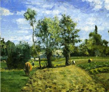 Spring Morning, Pontoise Artwork by Camille Pissarro