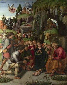 The Adoration of the Shepherds Artwork by Luca Signorelli