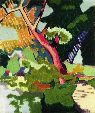 Landscape Of A Waterway Artwork by Auguste Herbin