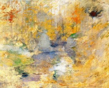 Hemlock Pool Artwork by John Twachtman
