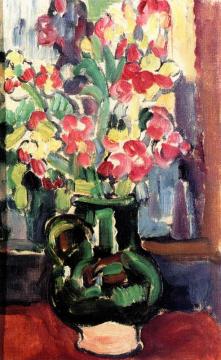 Gillyflowers In A Vase Artwork by Louis Valtat