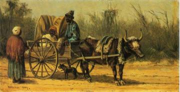 Traveling By Ox Cart Artwork by William Aiken Walker