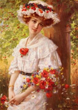Under The Cherry Tree Artwork by Emile Vernon