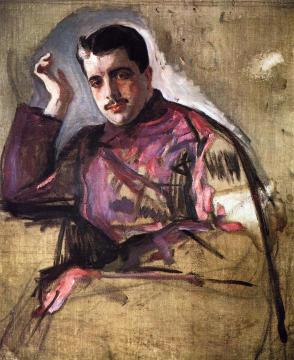 Portrait Of Sergei Diaghilev (unfinished) Artwork by Valentin Serov