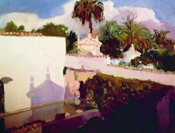 The Alcazar Artwork by Joaquin Sorolla y Bastida
