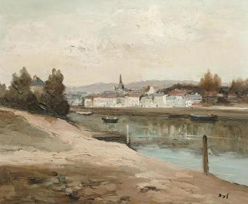 The River Bank Artwork by Marcel Dyf