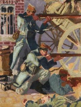 Soldiers Of King Albert At The Ready Artwork by Walter Richard Sickert