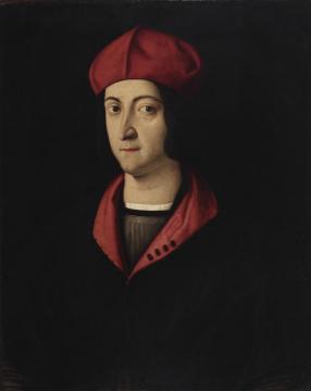 Portrait Of Cardinal Ippolito D’este Artwork by Bartolomeo Veneto