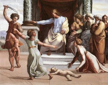 The Judgment of Solomon (Loggia on the second floor, Palazzi Pontifici, Vatican) Artwork by Raphael