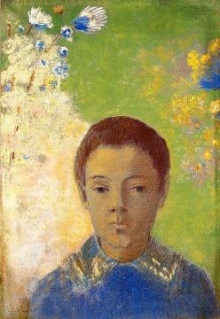 Portrait of Ari Redon Artwork by Odilon Redon