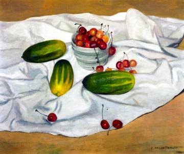 Cucumbers Artwork by Felix Vallotton