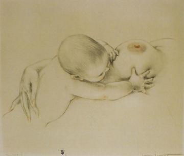 Motherhood Artwork by Louis Icart