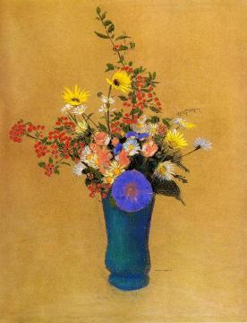 Bouquet of Wild Flowers Artwork by Odilon Redon